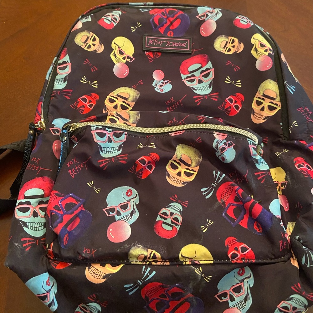 Betsey Johnson Back pack! Multi color